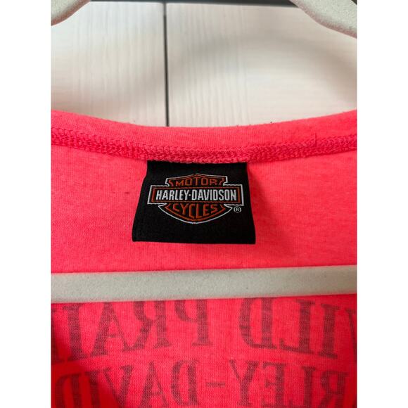 HARLEY DAVIDSON Wild Prairie Rhinestone Fitted T Shirt - Picture 3 of 4